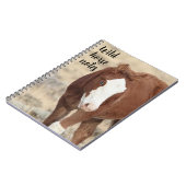Carnet Notes pour un cheval sauvage (Côté gauche)