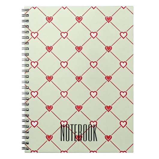 Carnet Notes Premium de Valentine's Heartline (Devant)