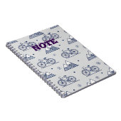 Carnet Notes Premium pour le vélo d'hiver Mountain (Côté Droit)
