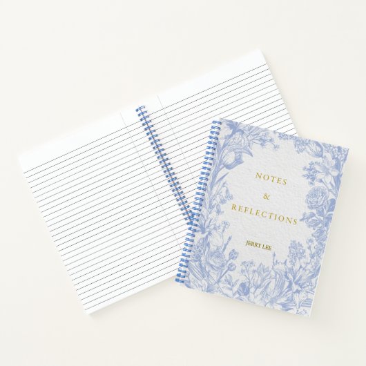 Carnet 'Notes & Reflections' Personalised Botanical (Intérieur)