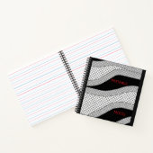 Carnet Notes Remarquables Géométrie Noir Blanc (Intérieur)