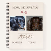 Carnet Notes Remplis De Notre Amour (Devant)