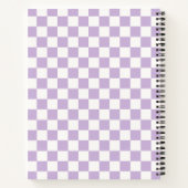 Carnet Notes & Rêveries | Damier Lavande Coquette (Dos)