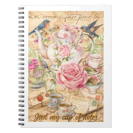 Carnet Notes Tea‑Rifiques | Post‑It® NoNotes avec un jeu  (Devant)