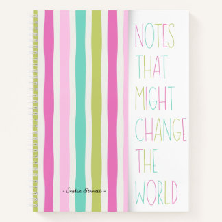 Carnet Notes That Might Change the World – Colorful Strip