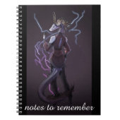 Carnet Notes to remember, anime, Dragon, Lightning  (Devant)