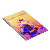 Carnet Notes to remember, anime, strong girl (Côté Droit)