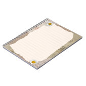 Carnet Notes Vintages Brown en beige (Côté gauche)