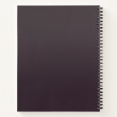 Carnet Notre chanson préférée - Photo personnalisée  (Dos)