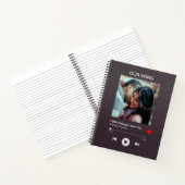 Carnet Notre chanson préférée - Photo personnalisée  (Intérieur)