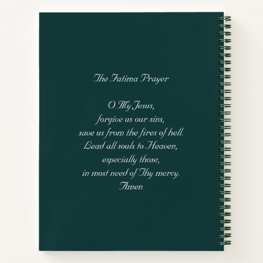 Carnet Notre-Dame de Fatima 1917 (Dos)