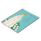 Carnet Notre-Dame de Fatima et roses blanches (Côté gauche)