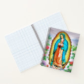 Carnet Notre-Dame de Guadalupe Floral avec prière (Intérieur)