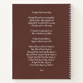 Carnet Notre-Dame du Mont Carmel 1641 (Dos)