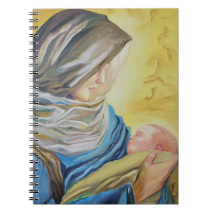 Carnet Notre Dame du Silence tenant le bébé Jésus