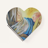 Carnet Notre Dame du Silence tenant le bébé Jésus (Devant)