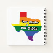 Carnet Notre état de notre fierté | Texas (Dos)