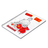 Carnet NOTRE MAISON - Collection design CHINE (Côté gauche)
