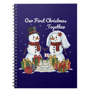 Carnet Notre premier Noël ensemble   Bonhomme de neige je