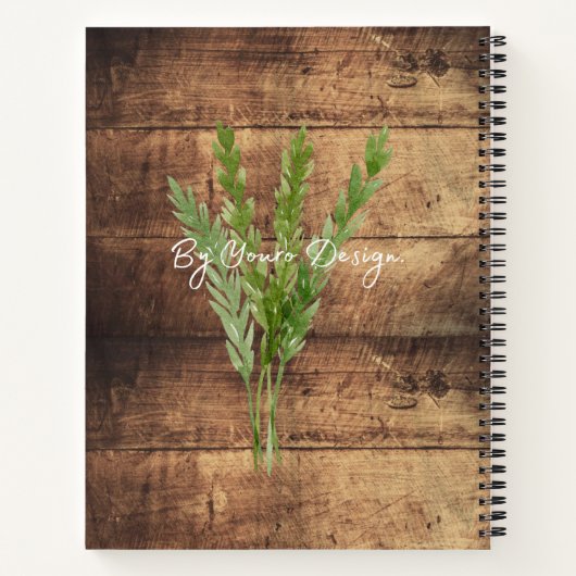 Carnet Notre recette classique (Dos)