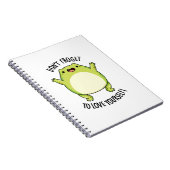 Carnet N'oublie pas de t'aimer toi-même Pun Frog drôle  (Côté Droit)