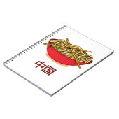 Carnet Nouilles de Chine (Côté gauche)