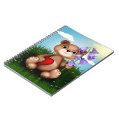 Carnet Nounours en peluche (Côté gauche)