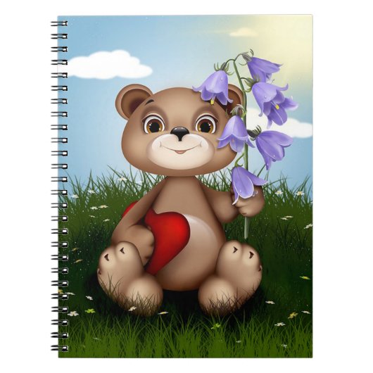 Carnet Nounours en peluche (Devant)