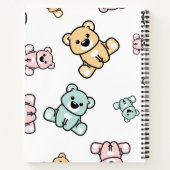 Carnet Nounours en peluche (Dos)