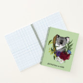 Carnet Nounours Koala Mignon Vert Flore Faune Australienn (Intérieur)