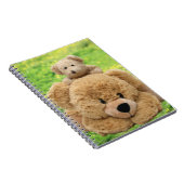 Carnet Nounours mignon dans un pré (Côté Droit)