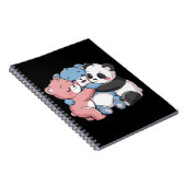 Carnet Nounours mignons avec Panda (Côté Droit)