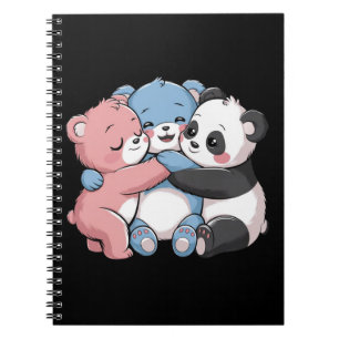 Carnet Nounours mignons avec Panda