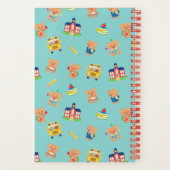 Carnet Nounours retour à l'école bleu (Verso)