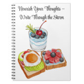Carnet Nourish Your Thoughts – Write Through the Storm (Devant)