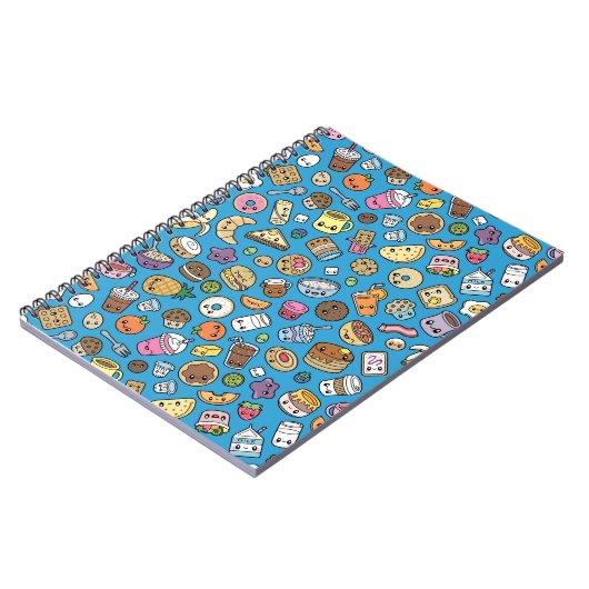 Carnet Nourriture de petit déjeuner mignonne (Côté gauche)