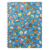 Carnet Nourriture de petit déjeuner mignonne (Devant)