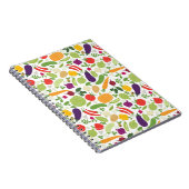 Carnet Nourriture sur un arrière - plan blanc (Côté Droit)