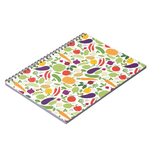 Carnet Nourriture sur un arrière - plan blanc (Côté gauche)