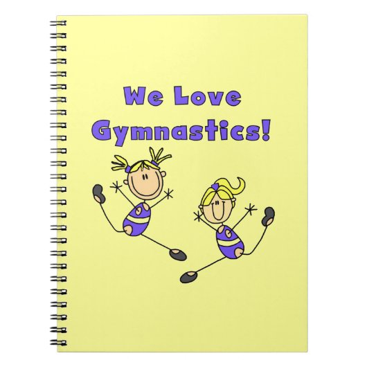 Carnet Nous aimons la gymnastique (Devant)