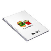 Carnet Nous allons ensemble comme des hamburgers et des f (Côté Droit)