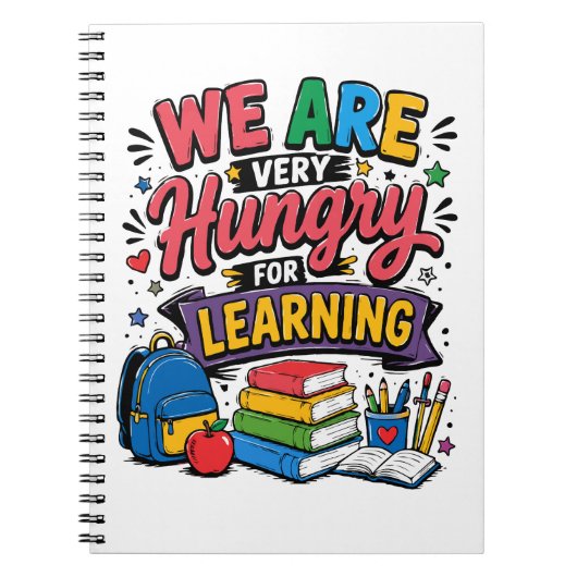 Carnet Nous avons faim d'apprendre (Devant)