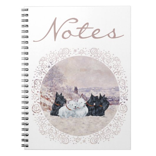 Carnet Nous cinq en hiver (Devant)