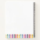 Carnet Nous cultivons Rainbow Crayons Elémentaire School (Dos)