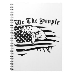 Carnet Nous le peuple Drapeau & Aigle #USAPatriotGraphics