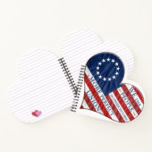 Carnet Nous Le Peuple Le Coeur Du Drapeau Américain (Intérieur)