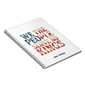 Carnet Nous, Le Peuple, Servions Le Patriote Pro-Démocrat (Côté Droit)