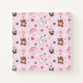 Carnet Nous les ours nus - Valentine Hearts Motif (Dos)