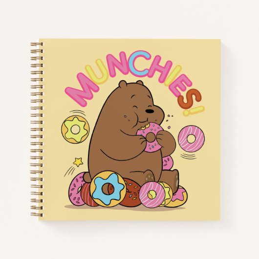 Carnet Nous Ours Nus - Grizz Donut Munchies! (Devant)