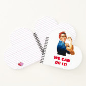 Carnet Nous pouvons le faire Rosie la riveuse Femmes Puis (Intérieur)